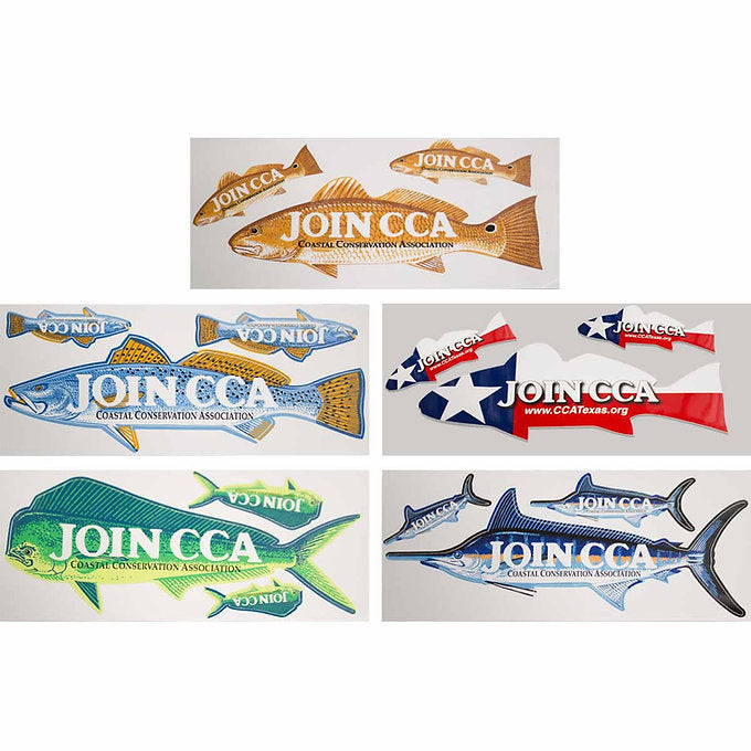 CCA Decal 5 Pack