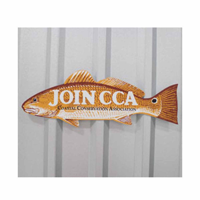 CCA Redfish Aluminum Sign