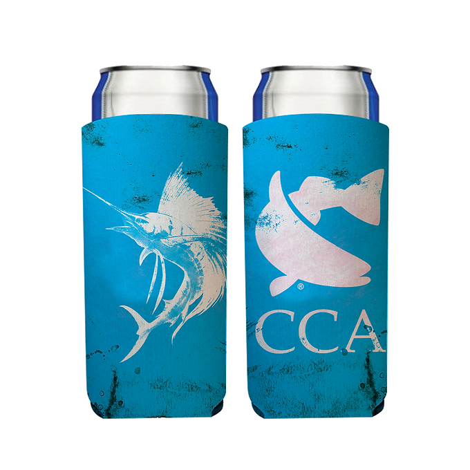 CCA Slim Can Beverage Hugger - Sailfish