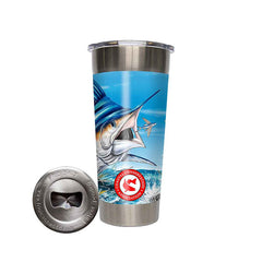Frio 24-7 Beverage Mug w/ CCA Logo & Deep Sea Art Wrap