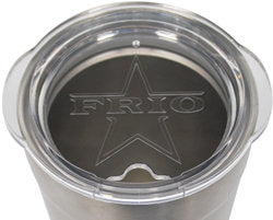 Frio 24-7 Cup w/ Mint Chip Printed Leather Wrap & Join CCA Badge & Bottle Opener
