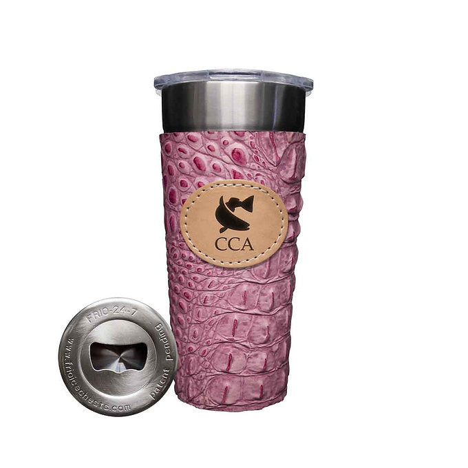 Frio 24-7 Cup w/ Rosa Gator Leather Wrap & Join CCA Badge