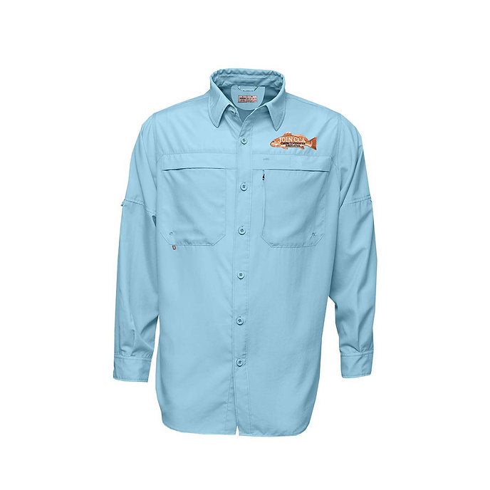 Frio Long Sleeve Performance Fishing Shirt w/ Join CCA Redfish Badge