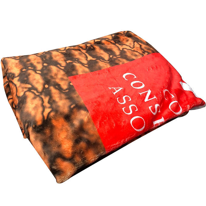 Luxury Mink-Touch CCA Red Fish Blankett