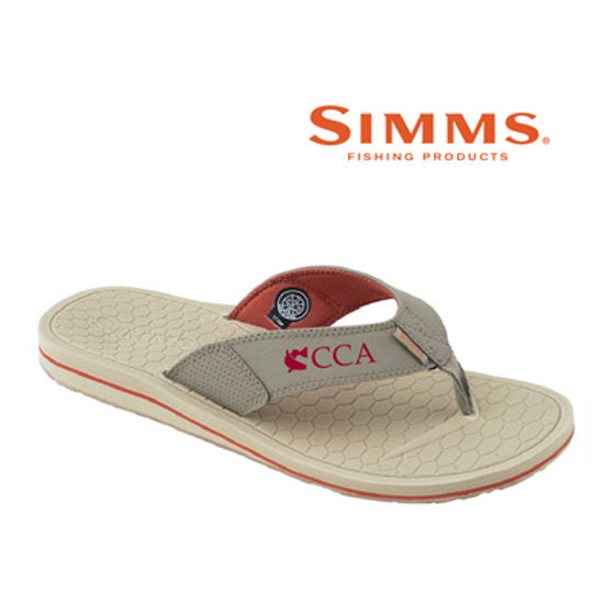 Simms Downshore Flip Flop - w/ CCA Logo