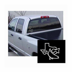 TX CCA Texas Twisted Fish Vinyl Graphic - Outline