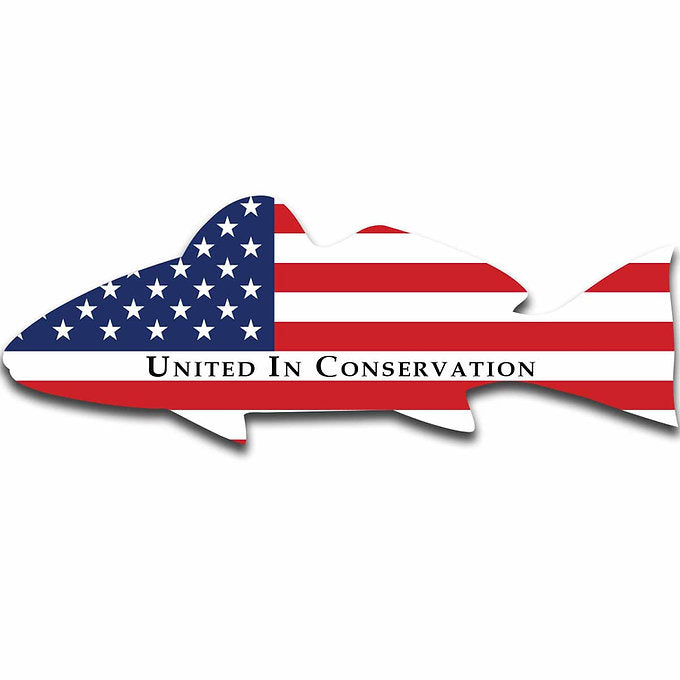 CCA United in Conservation Redfish Decal